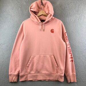 Carhartt Pink Logo Pullover Hoodie